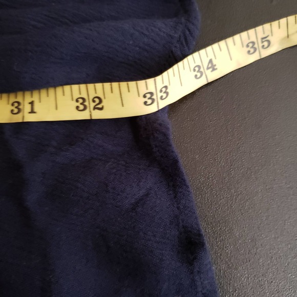 ALTAR'D STATE Blue Lace Floral Bow Back Flowy Mini Dress M - Picture 9 of 9